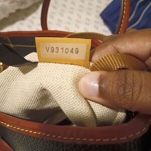 Elegant Tan and Black Crossbody Bag